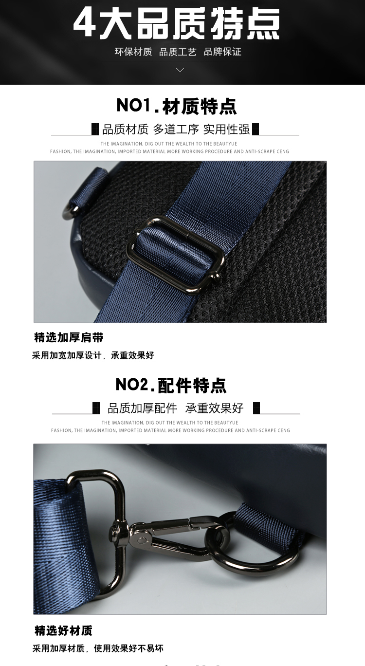 พร้อมส่ง กระเป๋าผู้ชายสะพายคาดไหล่ คาดอก แฟขั่นเกาหลี