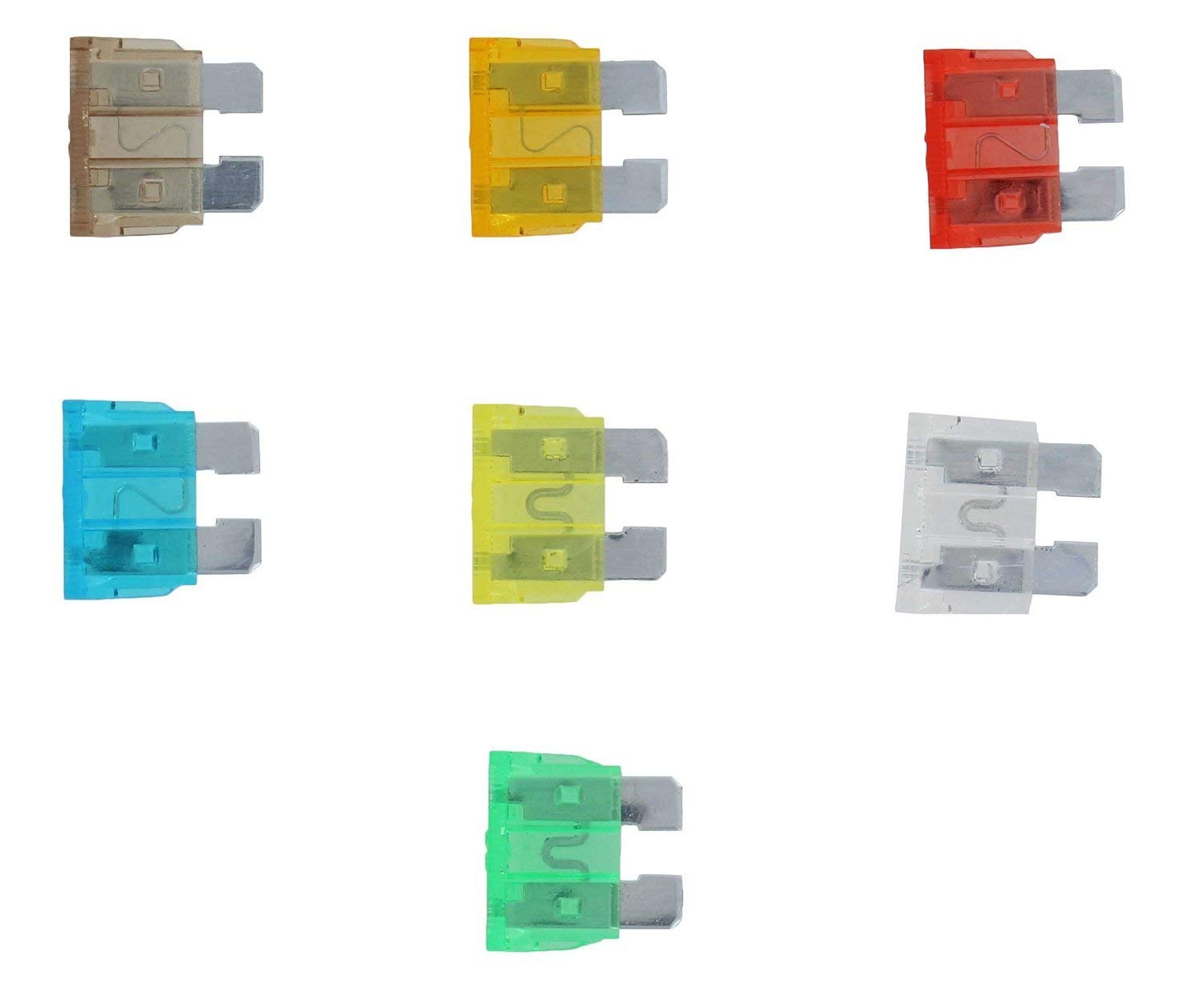 CARE03 ชุดฟิวส์ก้ามปู 120 ชิ้น สำหรับ รถยนต์ รถไฟฟ้า มอเตอร์ไซด์ ตั้งแต่ 5 -30 AMP ติดรถไว้ใช้ยามฉุกเฉิน