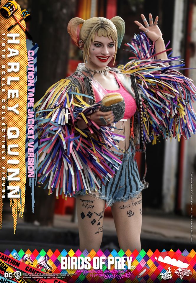 Hot Toys MMS566 Birds of Prey 1/6 Harley Quinn (Caution Tape Jacket Version)