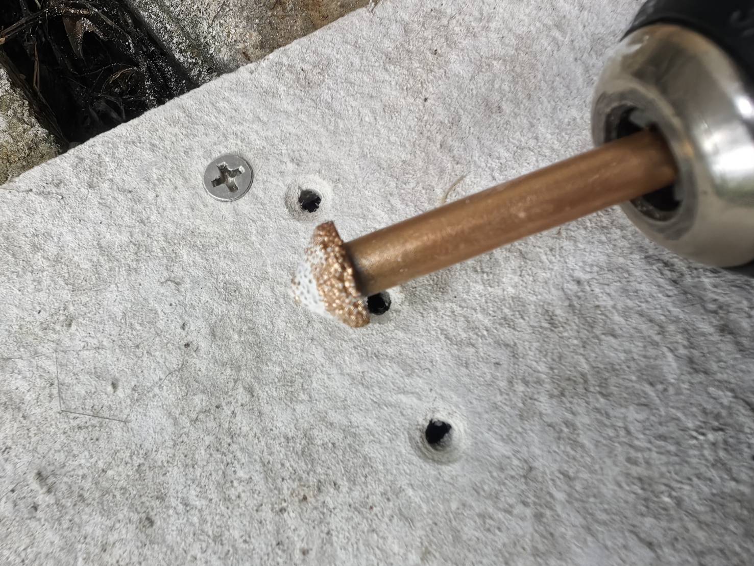 DC16 ดอก Chamfer ลบคมขยายรูไม้เชอร่า กระจก กระเบื้อง แกน 6 มิล หัว 11 มิล