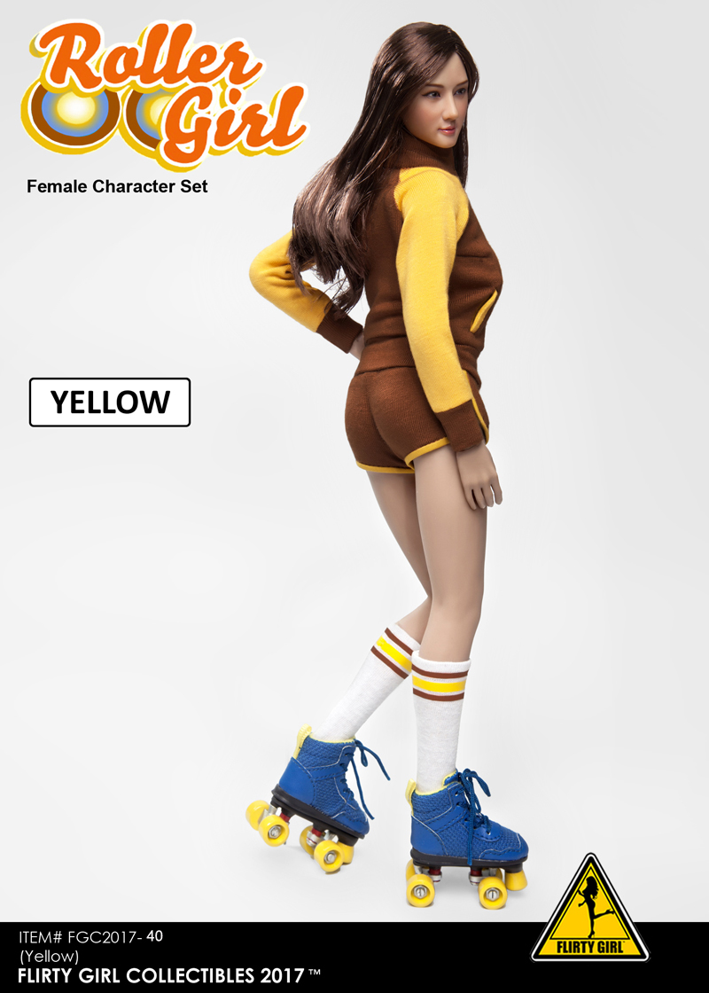 Flirty Girl FGC2017-39 / FGC2017-40 / FGC2017-41 1/6 Roller Girl Female Character Set