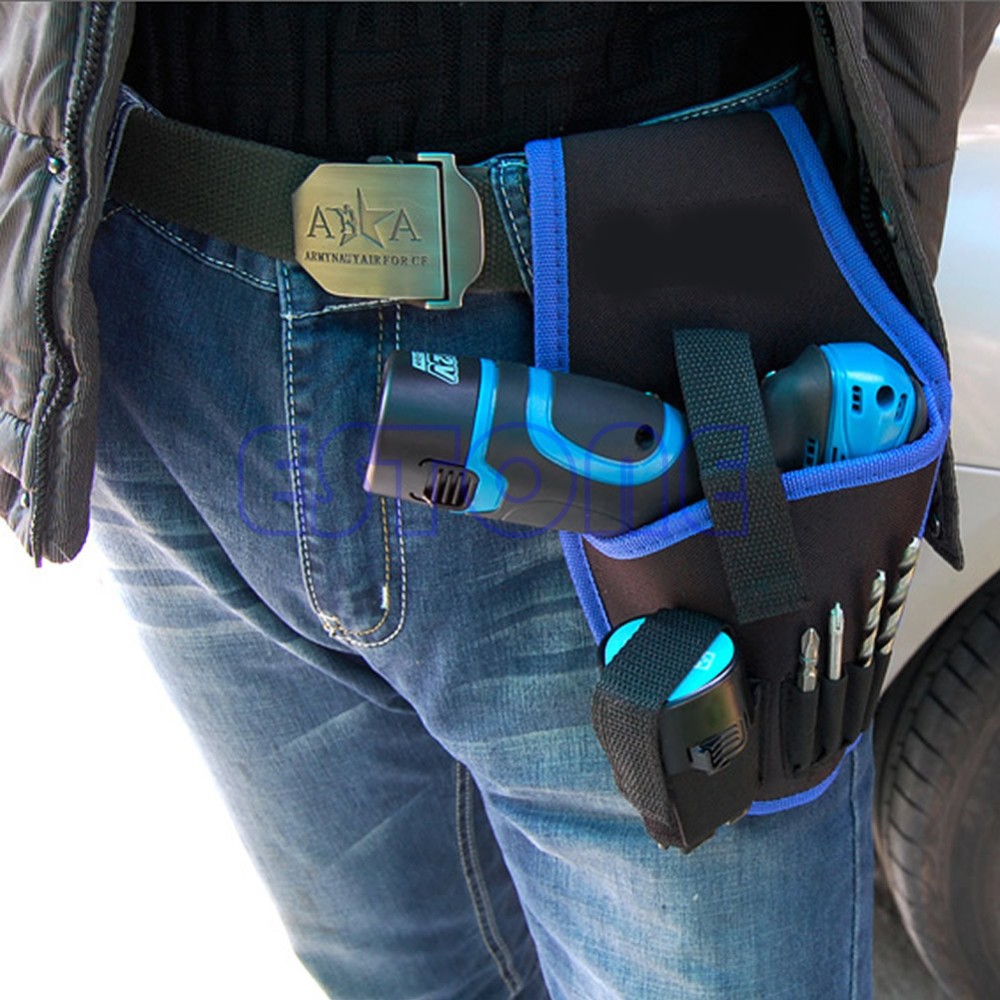 P02 กระเป๋าใส่สว่านไร้สายพกพา คาดเอว