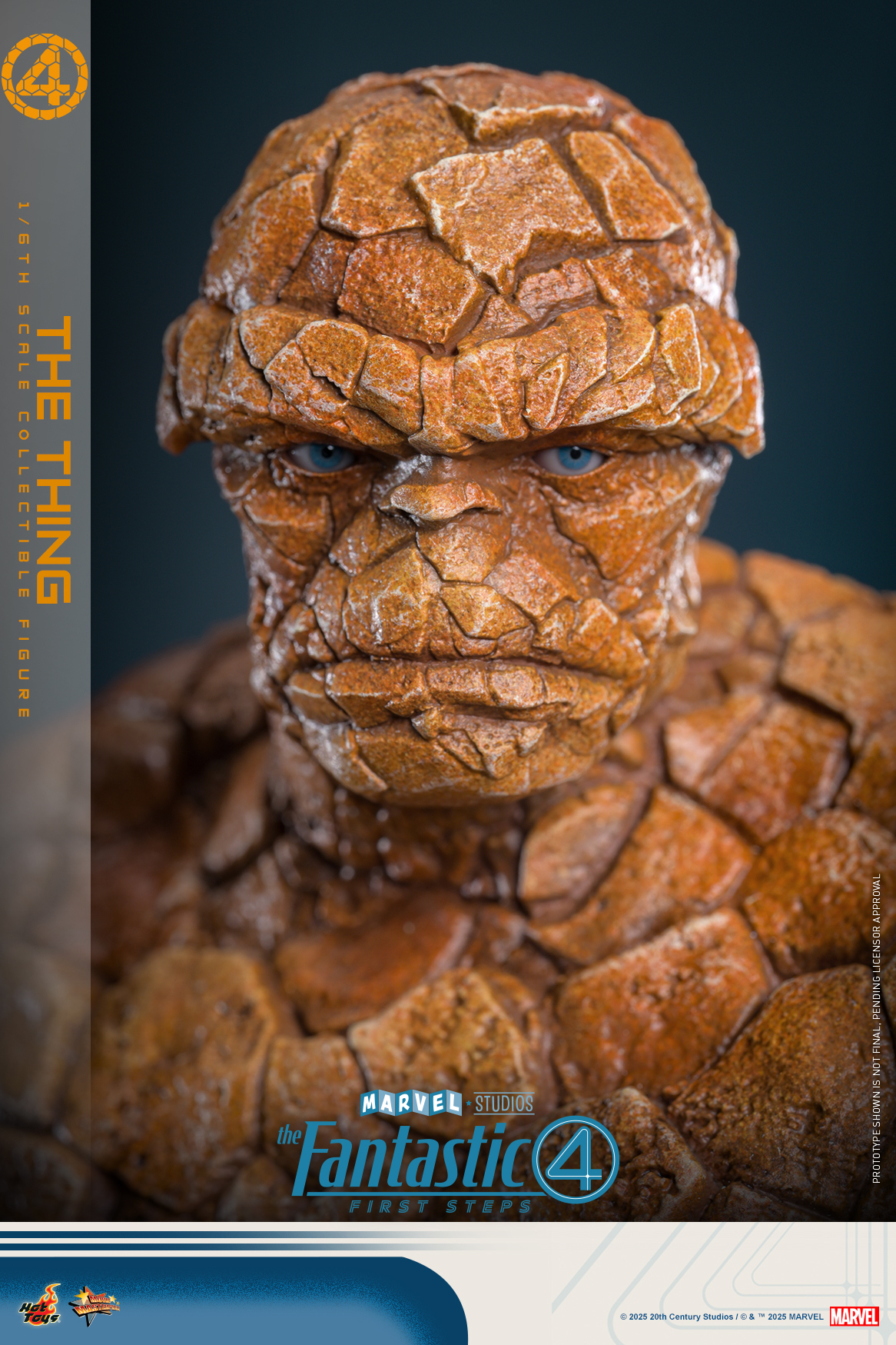 Hot Toys MMS813 The Fantastic Four: First Steps - The Thing