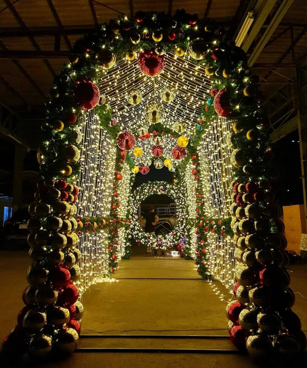 อุโมงค์ไฟประดับสวยงาม สินค้าจัดแต่งสถานที่ในวันคริสต์มาส ยอดนิยม
