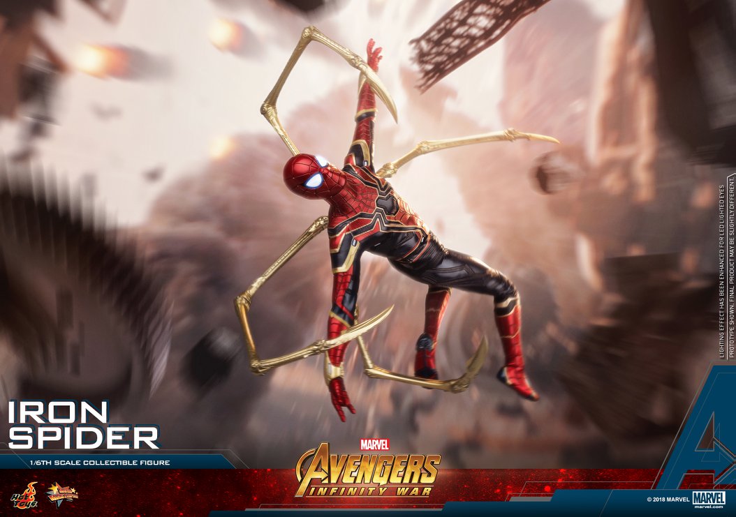 Hot Toys MMS482 AVENGERS: INFINITY WAR - IRON SPIDER