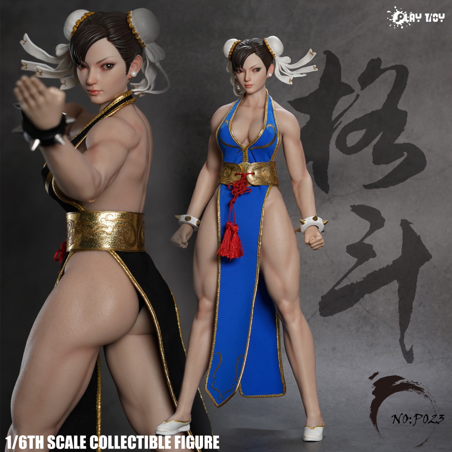 PLAY TOY P023 Fighting Goddess 2.0 Black & Blue