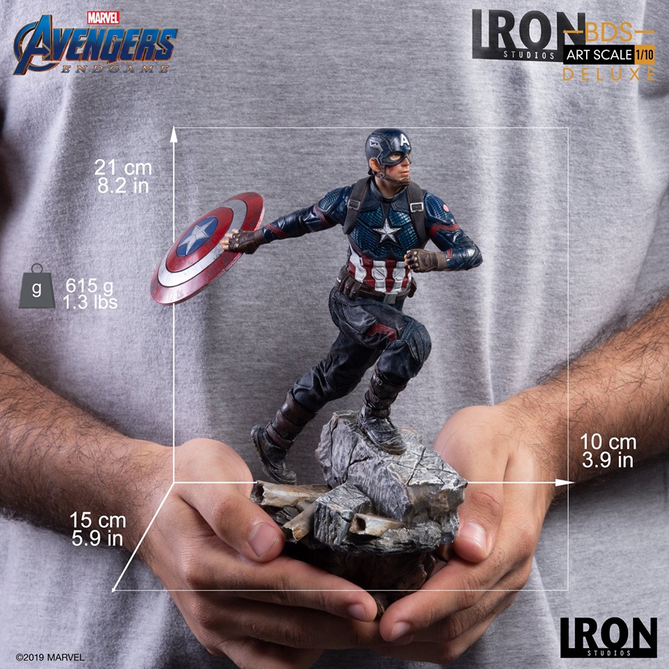 Iron Studios Deluxe BDS Art Scale 1/10 Avengers: Endgame - Captain America