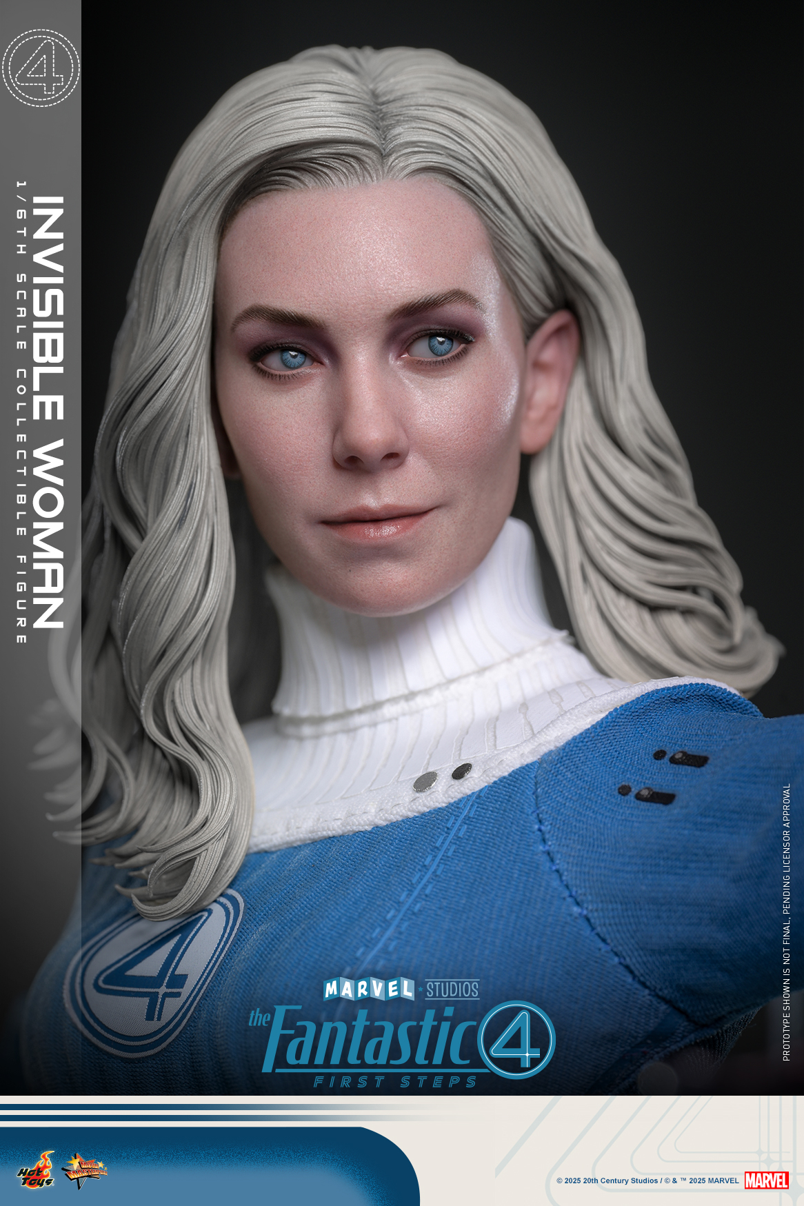 Hot Toys MMS823 The Fantastic Four: First Steps - Invisible Woman