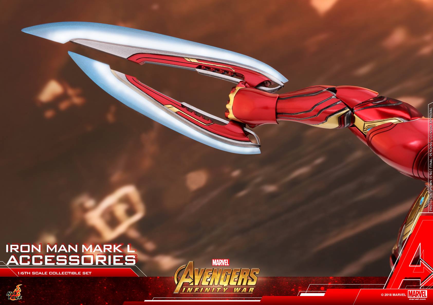 Hot Toys ACS004 AVENGERS: INFINITY WAR - IRON MAN MARK L (ACCESSORIES)