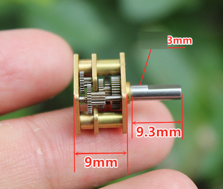 MO09 ชุดเฟืองทดมอเตอร์ขนาดเล้ก เพลา 3 มิล