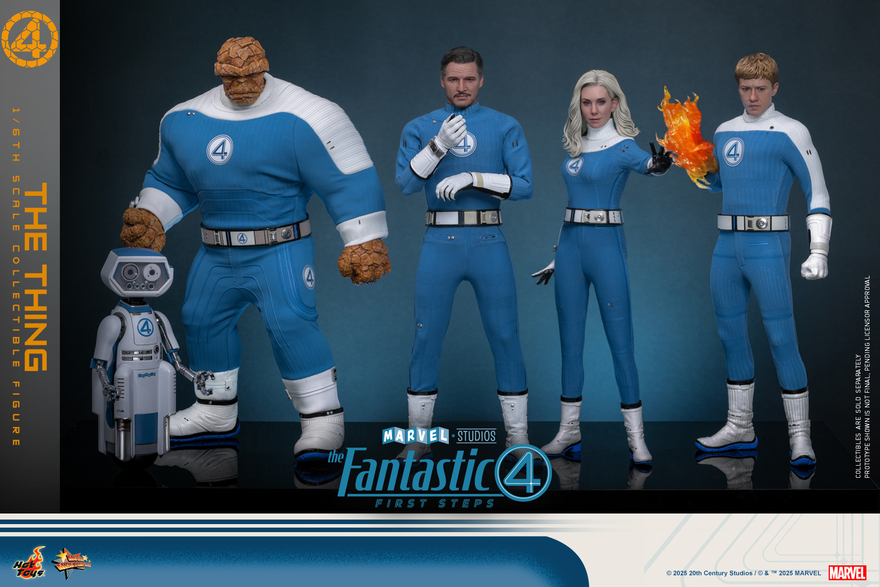 Hot Toys MMS813 The Fantastic Four: First Steps - The Thing