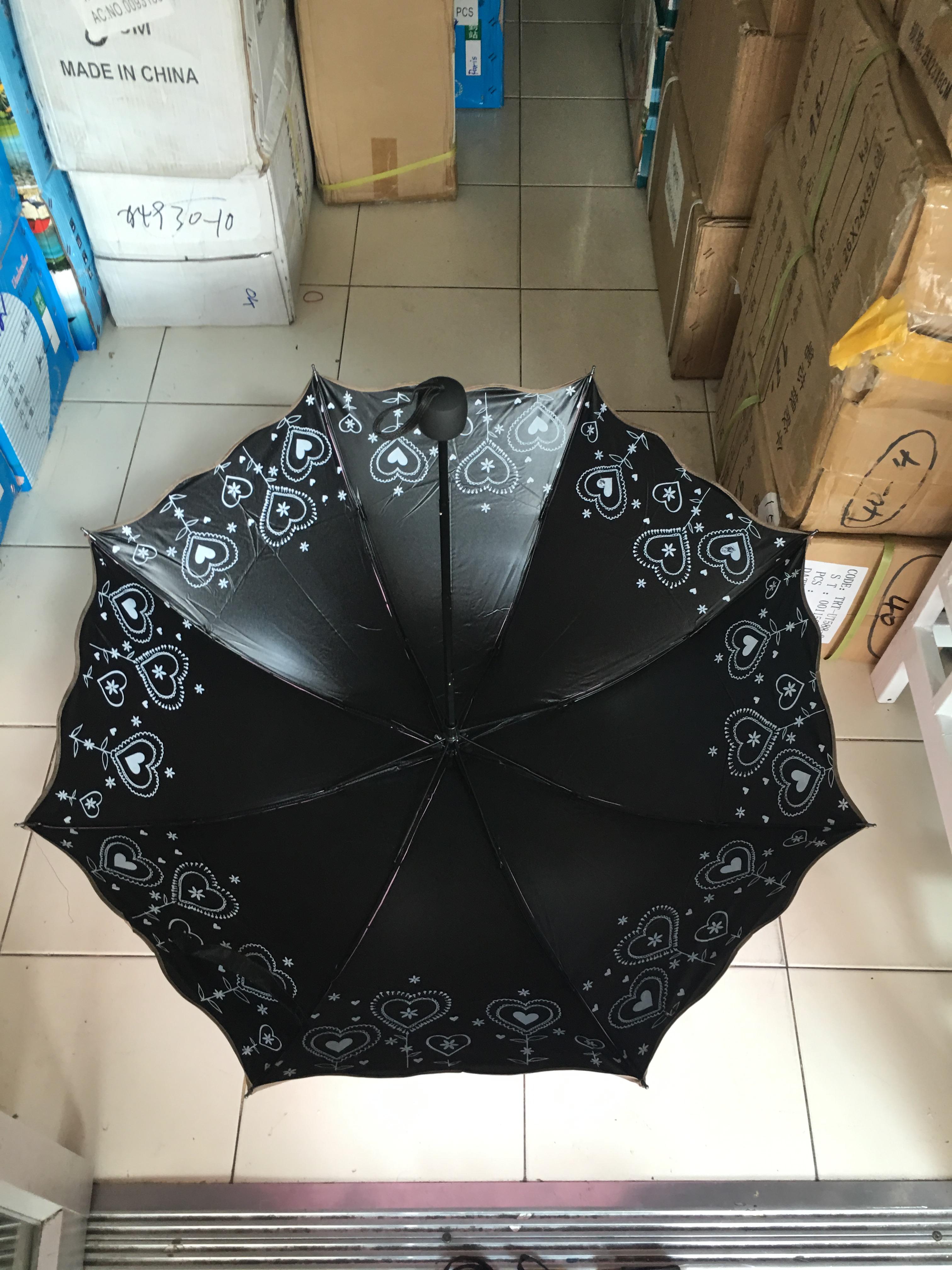 ร่มโค้งแฟชั่น ยูวีดำ รหัส 8036