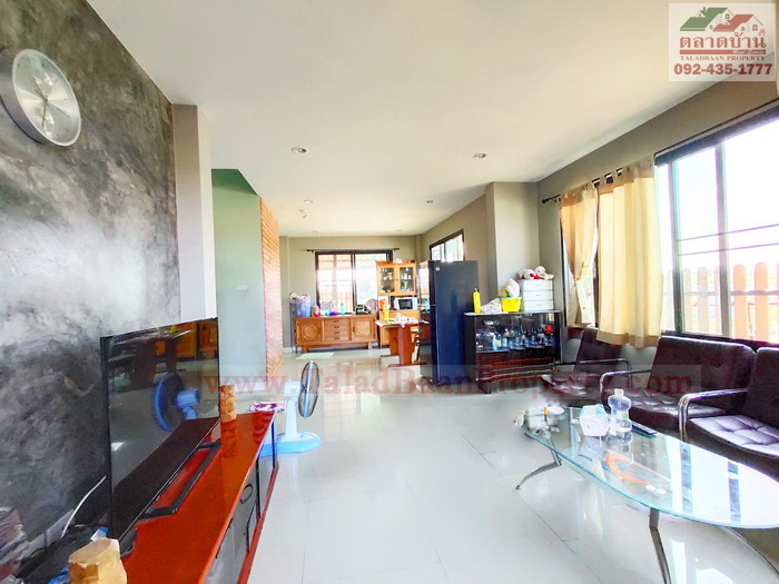 บ้านเดี่ยว บางบัวทอง 50 ตร.ว. ซ.ลำโพ 25 ใกล้สารสาสน์ฯบางบัวทอง ถ.กาญจนาภิเษก นนทบุรี บ้านใหม่-สวย สไตล์โมเดิร์น ทำเลดี