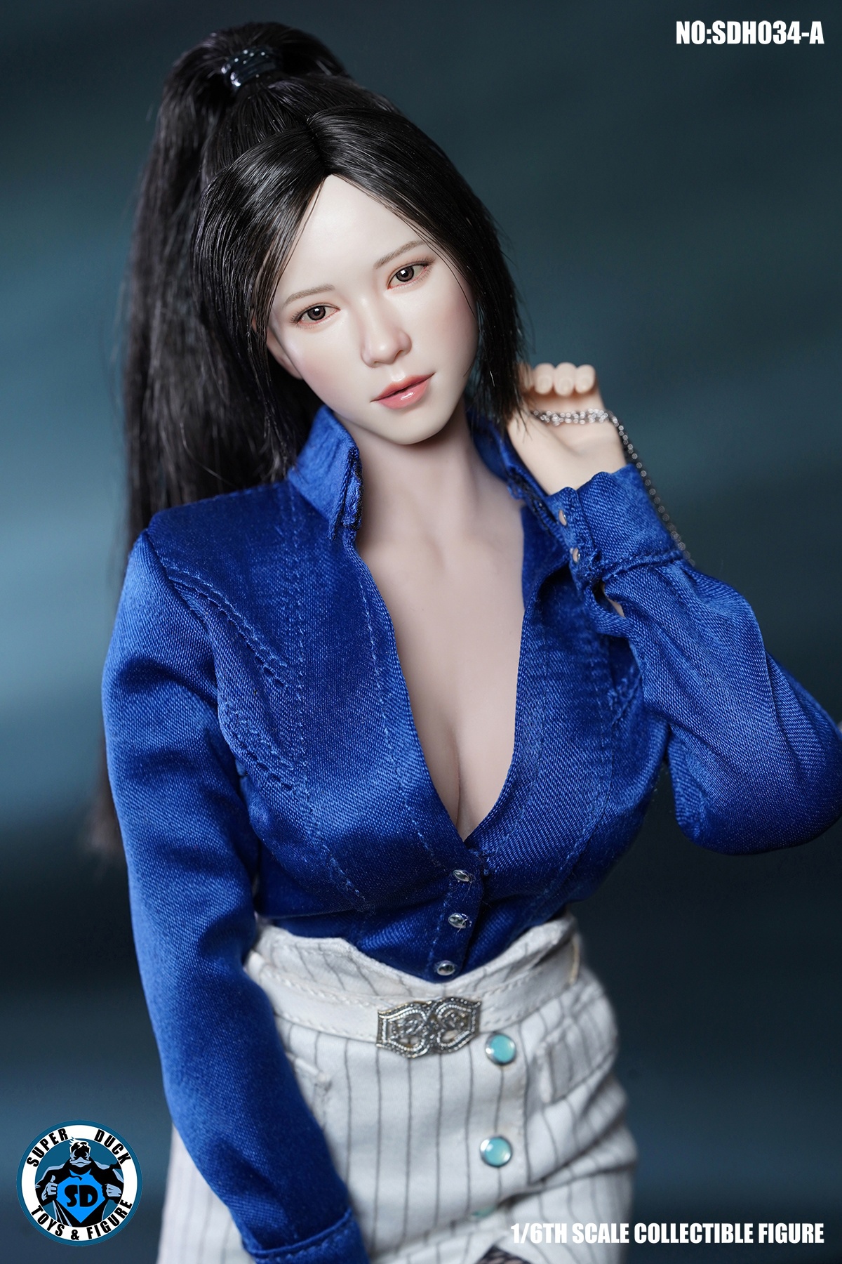 SUPER DUCK SDH034-B 1/6 Female Headsculpt