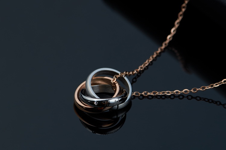 สร้อยคอสำหรับผิวแพ้ง่าย Multiple Rounds NL_NT012