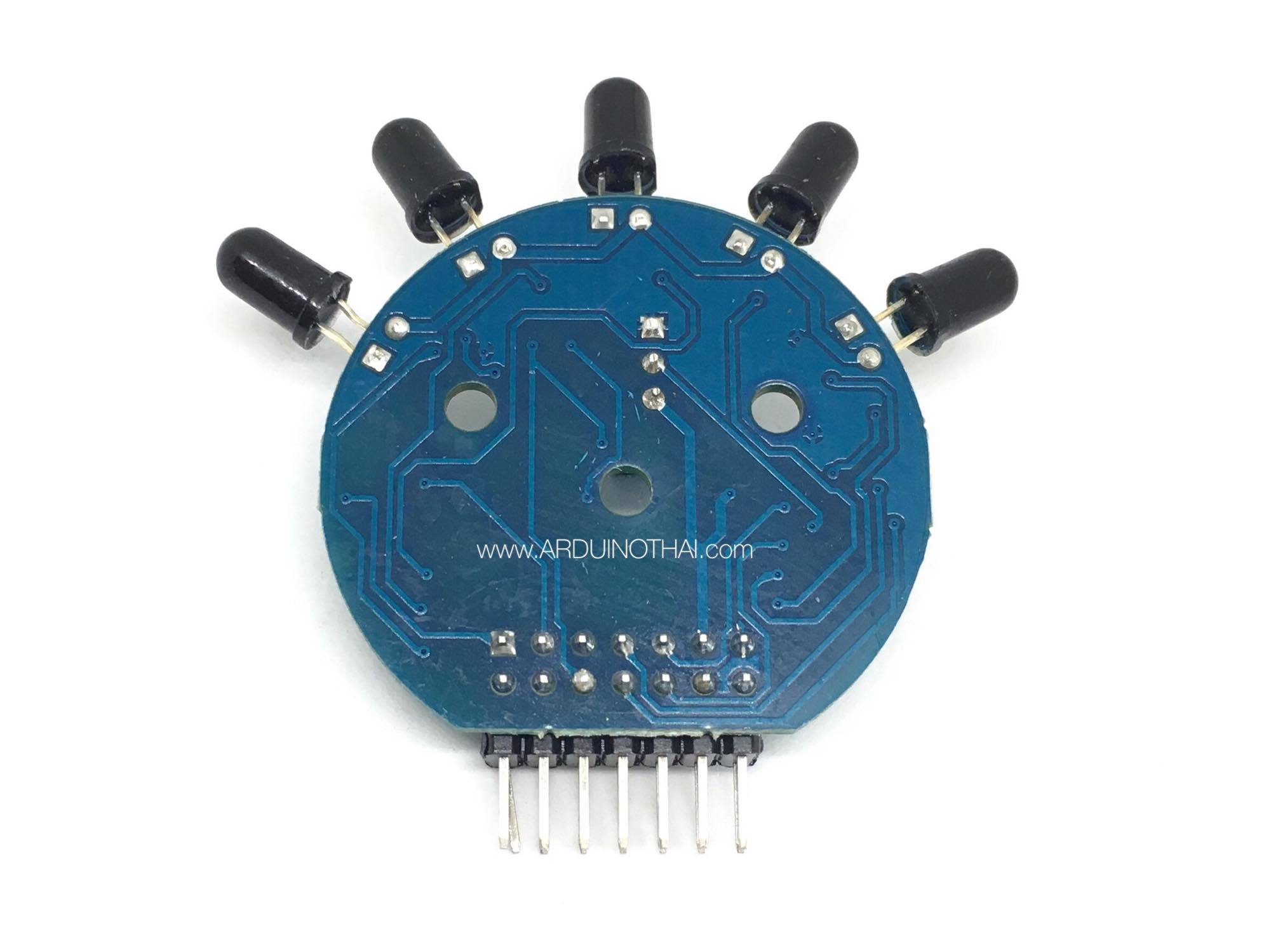5-way infrared flame sensor module (เซนเซอร์ตรวจจับเปลวไฟอินฟาเรด)