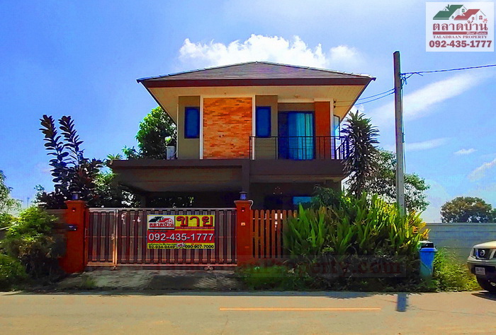 บ้านเดี่ยว บางบัวทอง 50 ตร.ว. ซ.ลำโพ 25 ใกล้สารสาสน์ฯบางบัวทอง ถ.กาญจนาภิเษก นนทบุรี บ้านใหม่-สวย สไตล์โมเดิร์น ทำเลดี