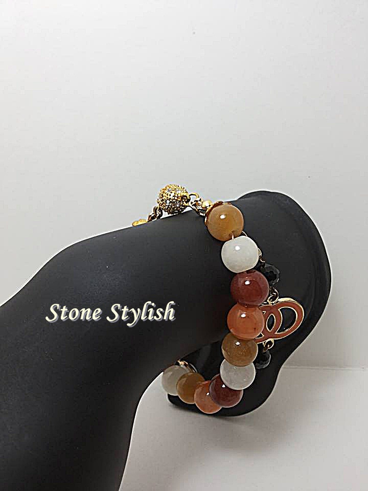 สร้อยข้อมือ หยกหลากสีประดับ accessories