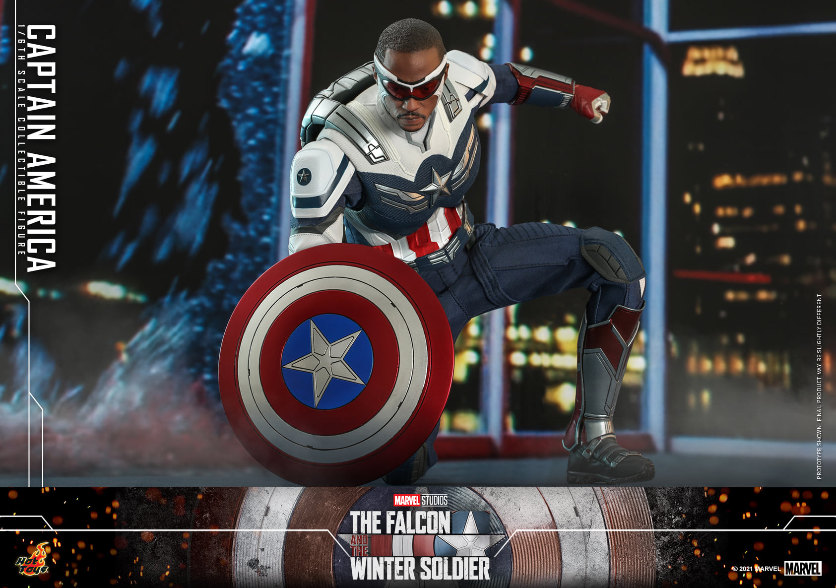 Hot Toys TMS040 1/6 The Falcon and the Winter Soldier - Captain America