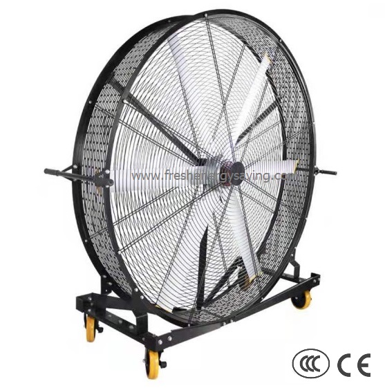 BIG FAN, พัดลมอุตสาหกรรมตั้งพื้นขนาดใหญ่มีล้อ, FE-F2000 90,480CMH