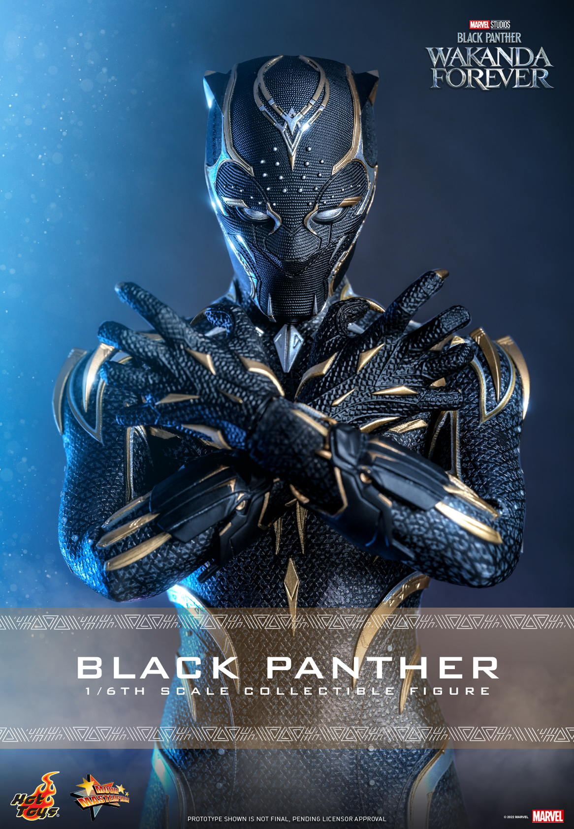 Hot Toys MMS675 1/6 Black Panther: Wakanda Forever - Black Panther