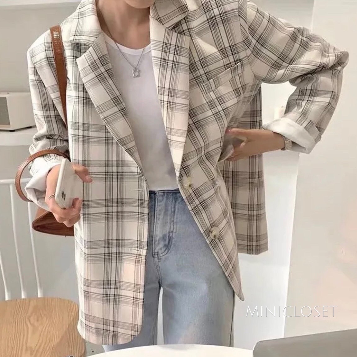 Blazer เบลเซอร์ลายสก๊อต