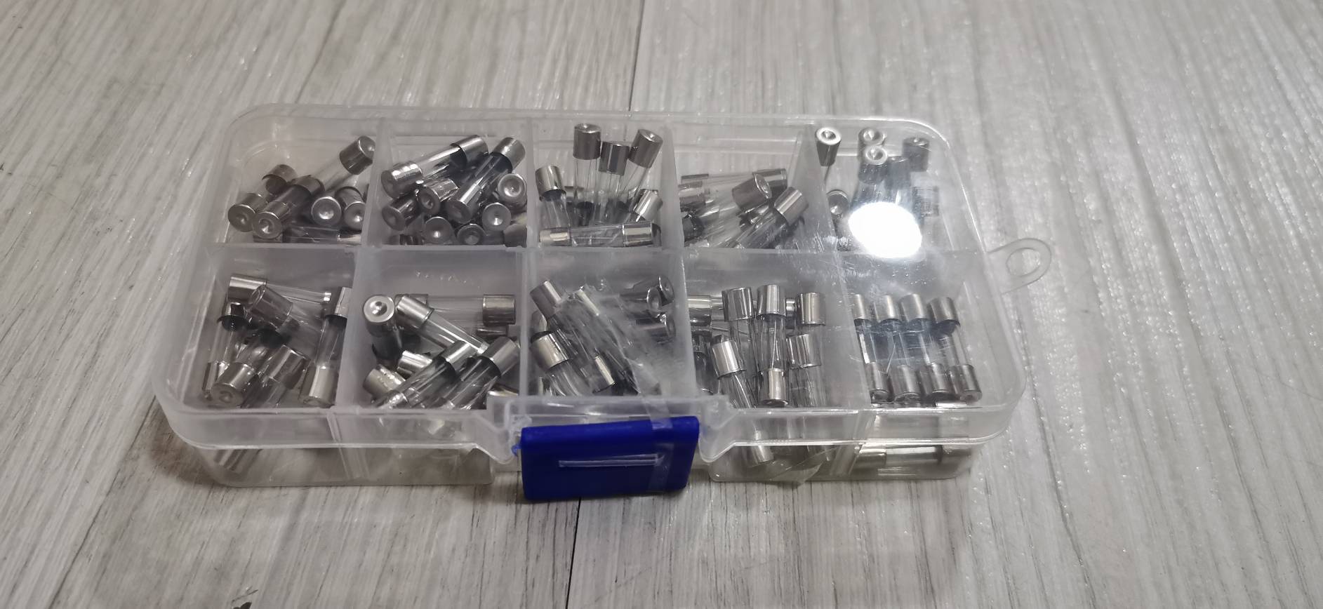 OT125 ชุดฟิวส์ทรงกระบอก 100 ชิ้น 0.2-20A