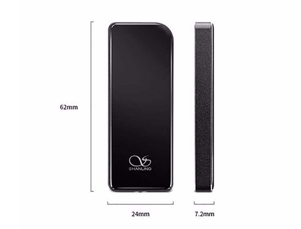 ขาย Shanling UP DAC จิ๋วชิป ES9018K2M และMAX97 ถอดรหัส DSD ได้ รองรับ iOS , Android , USB-C