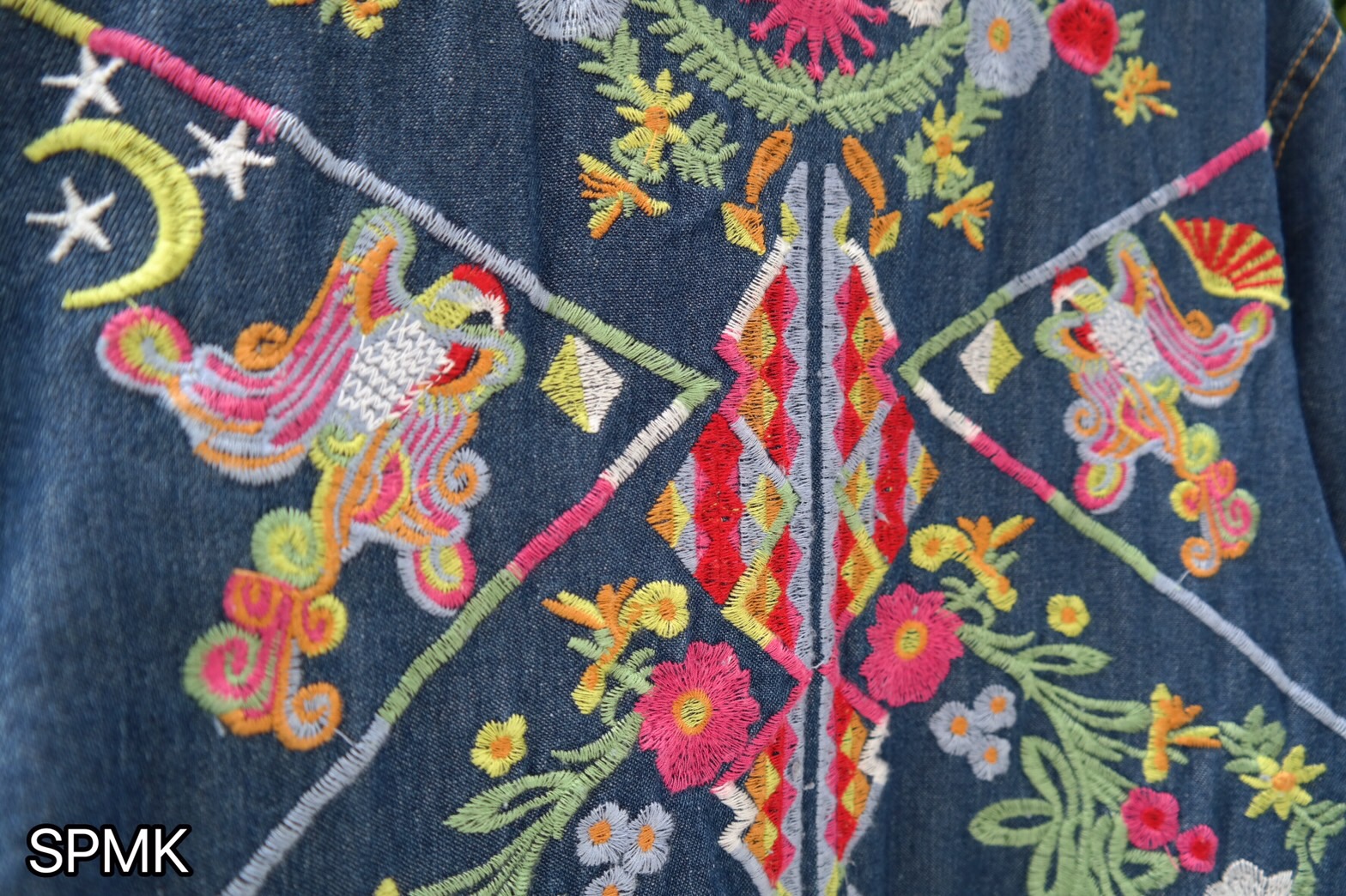 Shirt ยีนส์ boho vintage ผ้านิ่ม ใส่สบาย ปักแน่นๆสีสดใสมาแล้วคะ