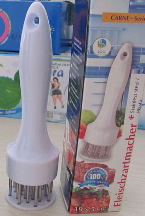 J01 ที่เสียบ จิ้ม หนังหมู เนื้อหมู สเต็ก ช่วยให้เนื้อสเต็กนุ่ม หมุกรอบของคุรฟูฟ่องน่ากิ๊นน่ากิน