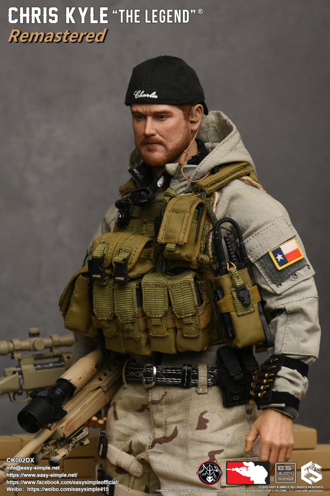 BlackOpsToys X Easy&Simple ES CK002DX Chris Kyle "The Legend" Remastered (Deluxe Version)