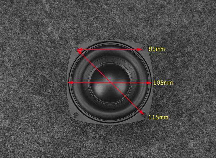 SPK01 ดอกลำโพงซัฟวูฟเฟอร์ 4 นิ้ว เกรด High end เบสหนักๆ สำหรับเครื่องเสียง 2.1 CH 25-40W 8OHM