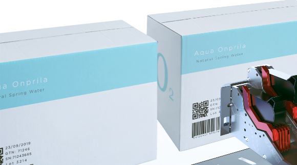 เครื่องพิมพ์วันที่ผลิตวันหมดอายุแบบตลับหมึก (TIJ) Anser X1 หัวพิมพ์ห่าง 6 มม.