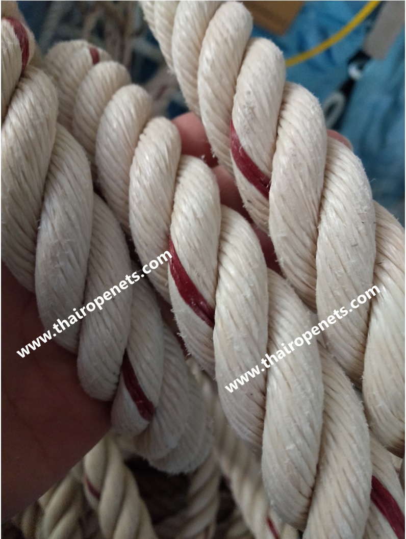 เชือกใยยักษ์ 20 mm. ความยาว 200 เมตร/ม้วน ทนแรงดึง ทนแรงเสียดสี ทนแรงกระแทกดีเยี่ยม พร้อมส่ง