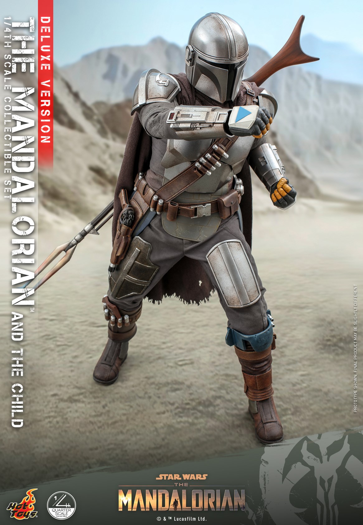 Hot Toys QS017 1/4 Star Wars™ The Mandalorian™ - The Mandalorian & The Child (Deluxe Version)