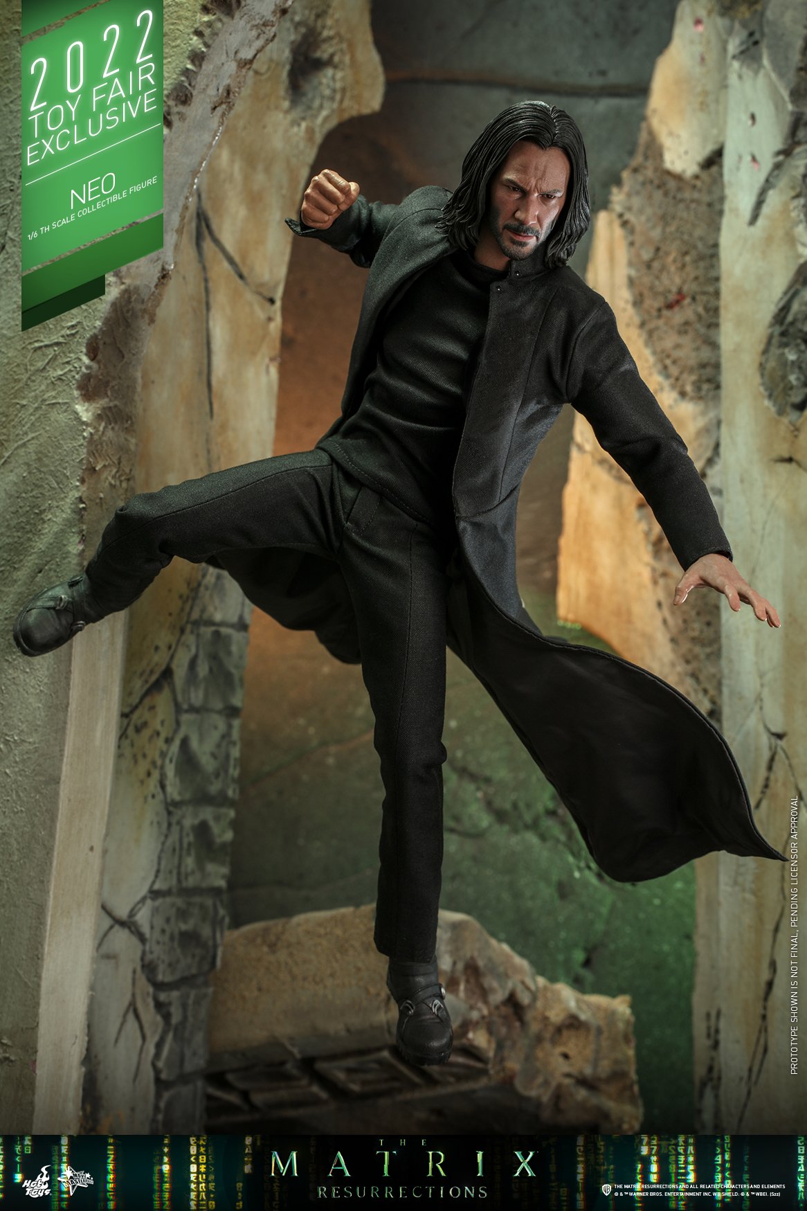 Hot Toys MMS657 1/6 The Matrix Resurrections - Neo [Toy Fair Exclusive]