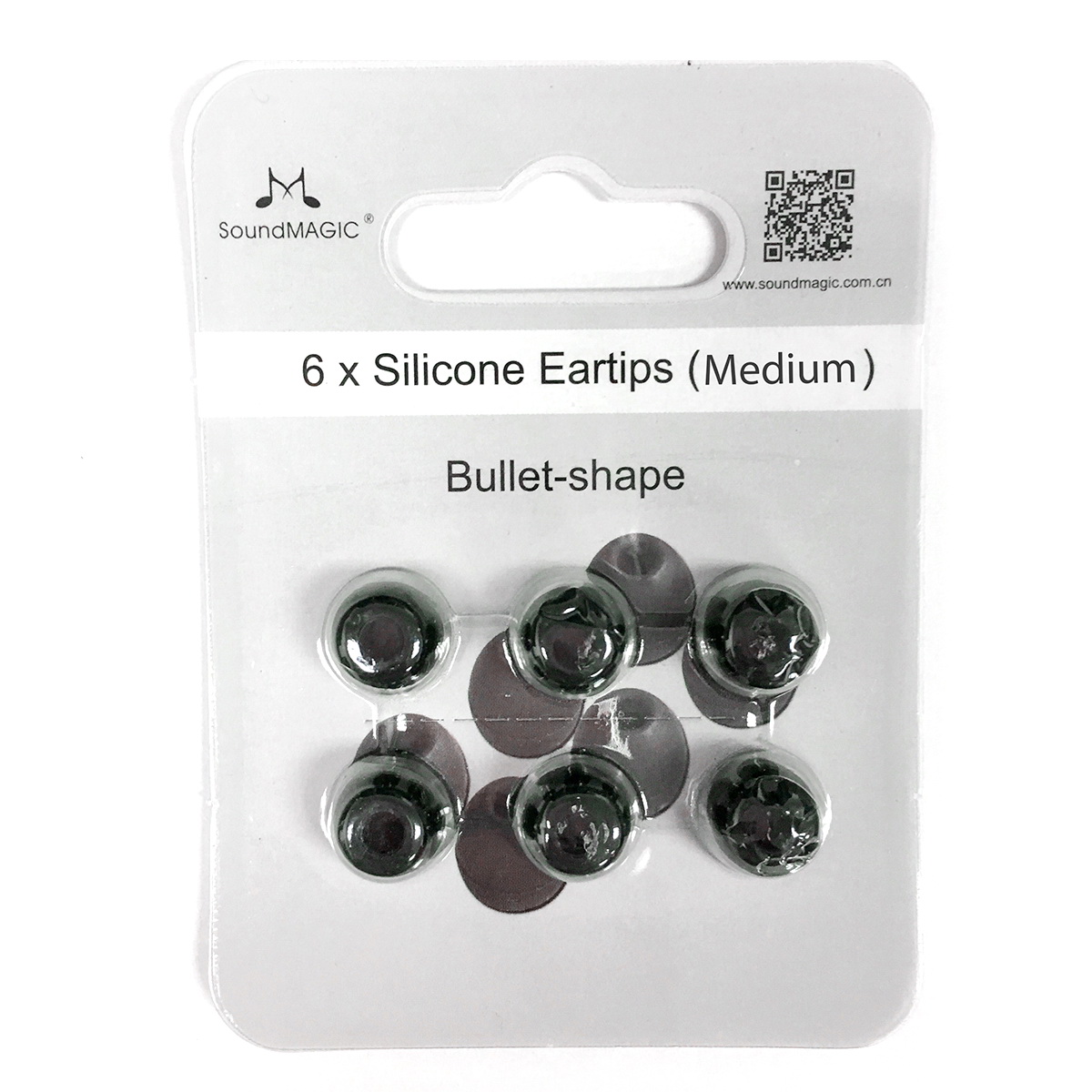 ขายจุกหูฟัง SoundMAGIC รุ่น Silicone Eartips Bullet Shape