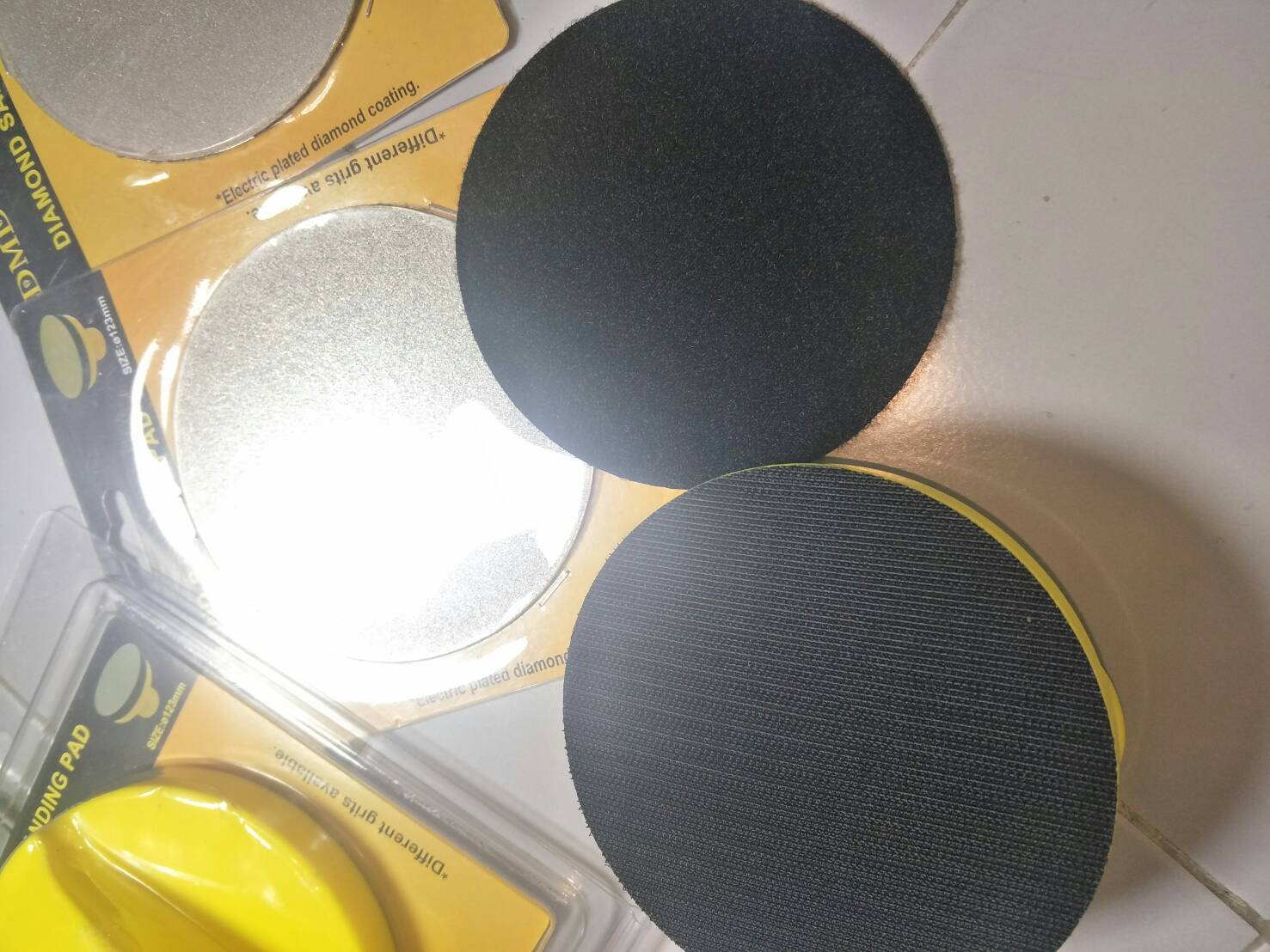 DG01 ใบเจียรเพชรหลังผ้า 5 นิ้ว ชุด 2 ใบ