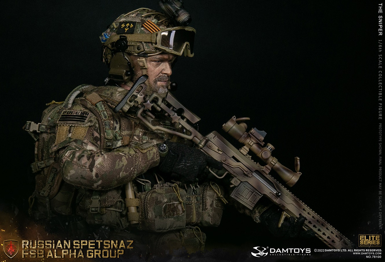DAMTOYS 78100 1/6 RUSSIAN SPETSNAZ FSB ALPHA GROUP - THE SNIPER