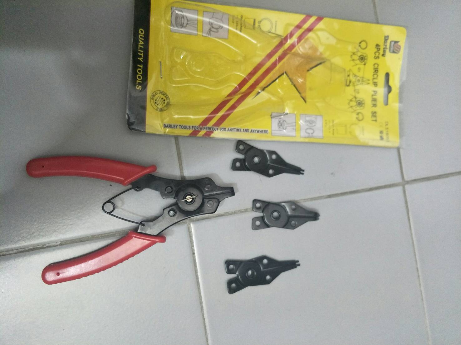 PL01 ชุดคีม บีบ-ถ่างแหวน ปริ้นล็อค 4 in 1 อู่ซ่อมรถต้องมี!!