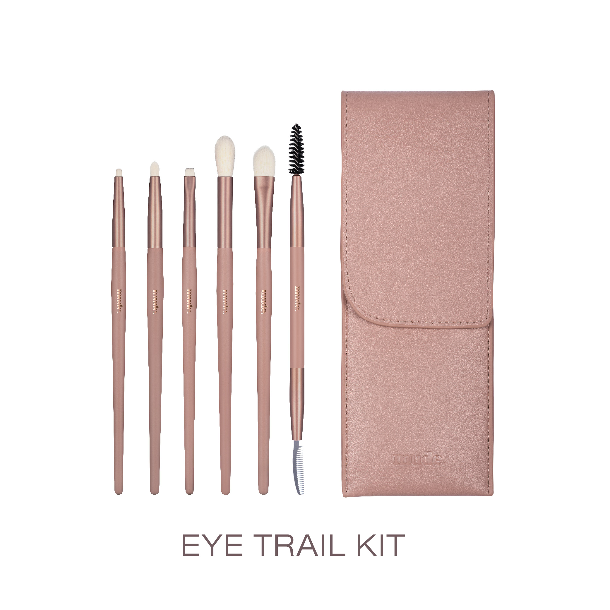 MUDE EYE TRIAL KIT SET ฟรีซองใส่แปรง (เซต แปรง แต่งหน้า)