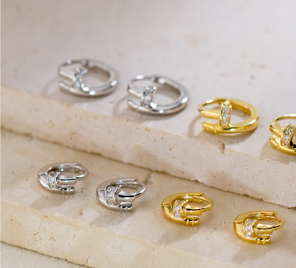 “เช็คสินค้าทัก line ก่อนโอนนะคะ”ต่างหูสำหรับผิวแพ้ง่าย เงินแท้ 92.5% ห่วง_ES827 (NAME)