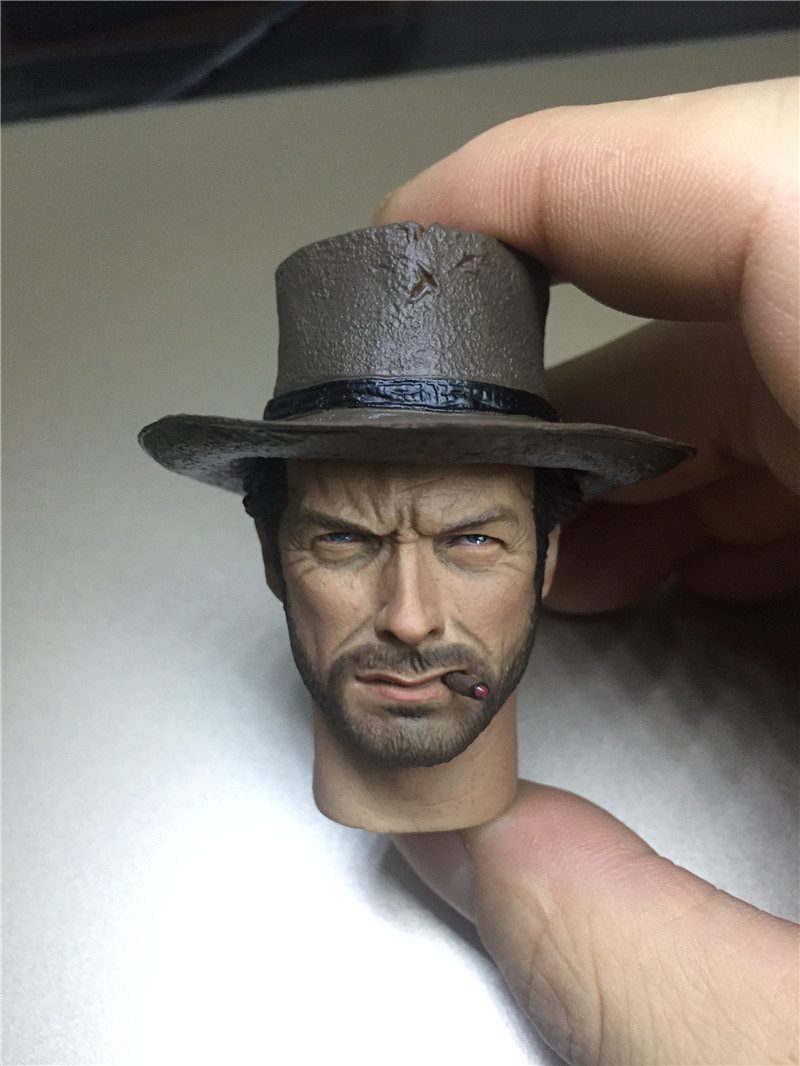 T-09 Western Cowboy PVC Eastwood Head Wear Hat cigar