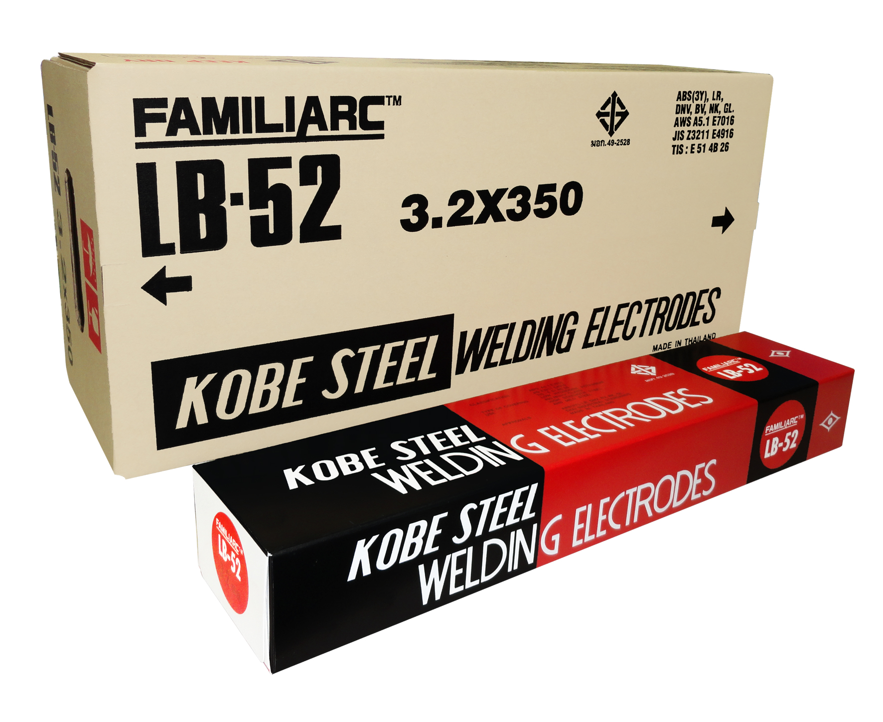 ลวดเชื่อมไฟฟ้า KOBE LB52 (ห่อ 5 กก.)
