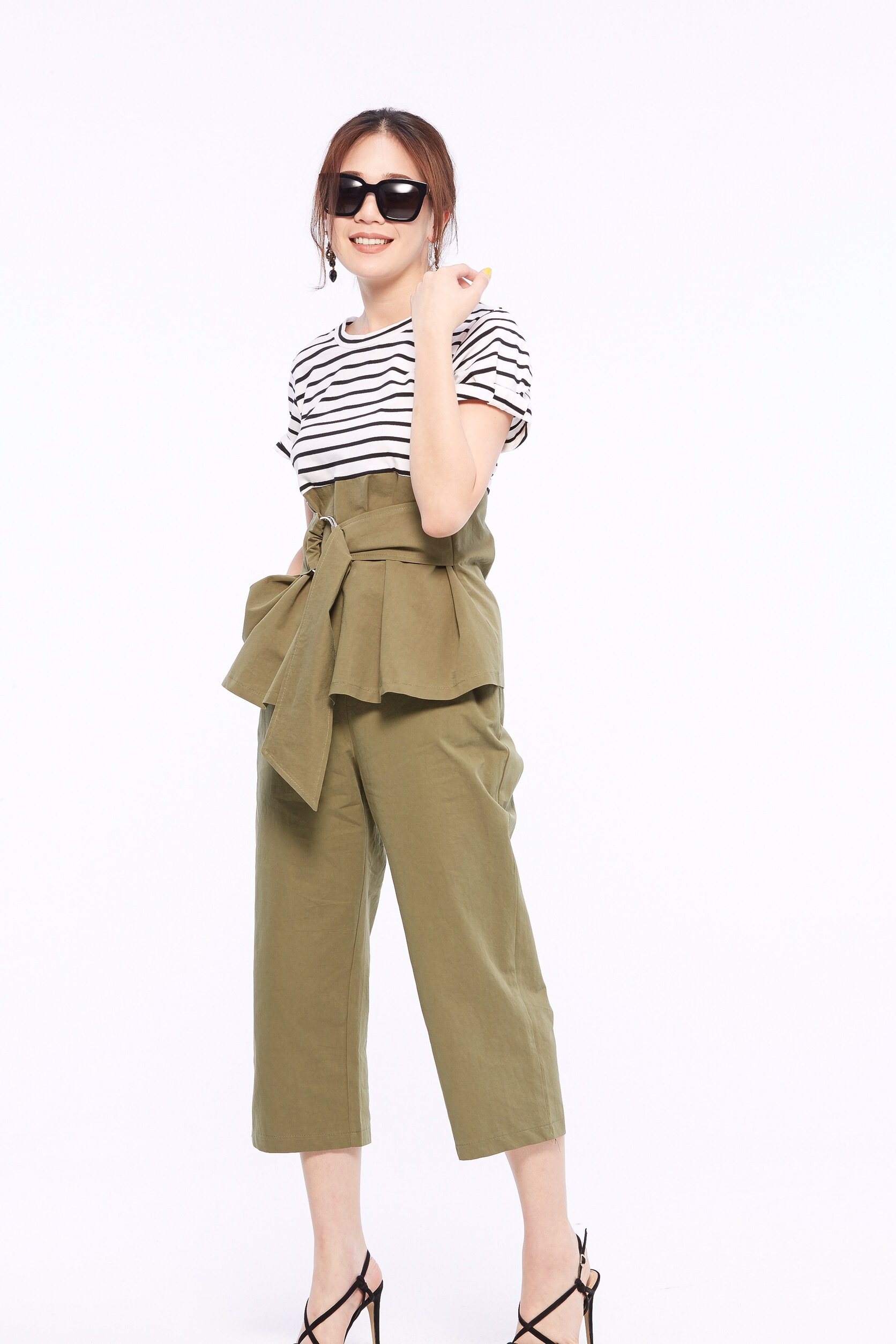 ชุดเซ็ท2ชิ้น ชุดเซ็ทผู้หญิง ชุดเสื้อ+กางเกงขายาว เข้าเซตสวยๆชิคๆ