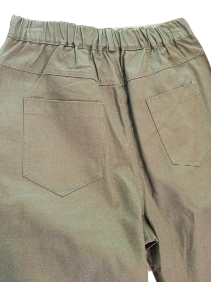 ชุดเซตขายาว เสื้อยืดโอเว่อร์ไซส์+กางเกงขายาว สีเขียวขี้ม้า