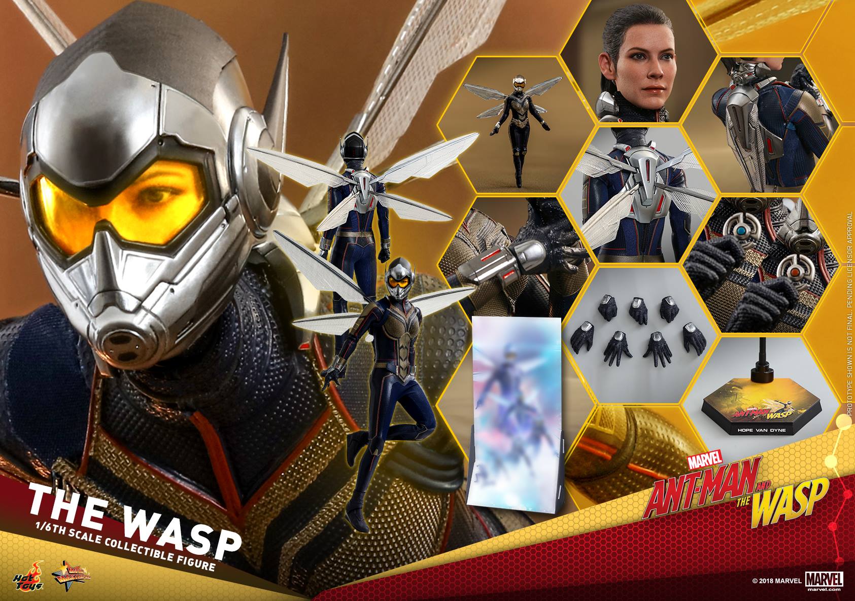 Hot Toys MMS498 ANT-MAN AND THE WASP - THE WASP