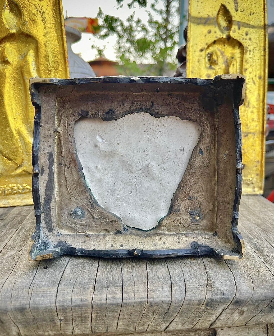 หลวงพ่อขอม วัดไผ่โรงวัว พระกำแพงศอก ปางลีลา ปี2505