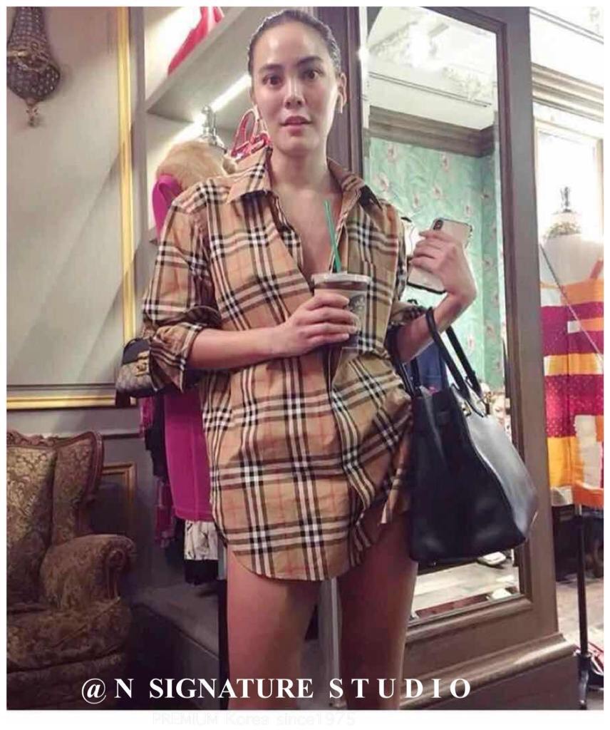 เสื้อเชิ้ตลายสก๊อตสไตล์BB