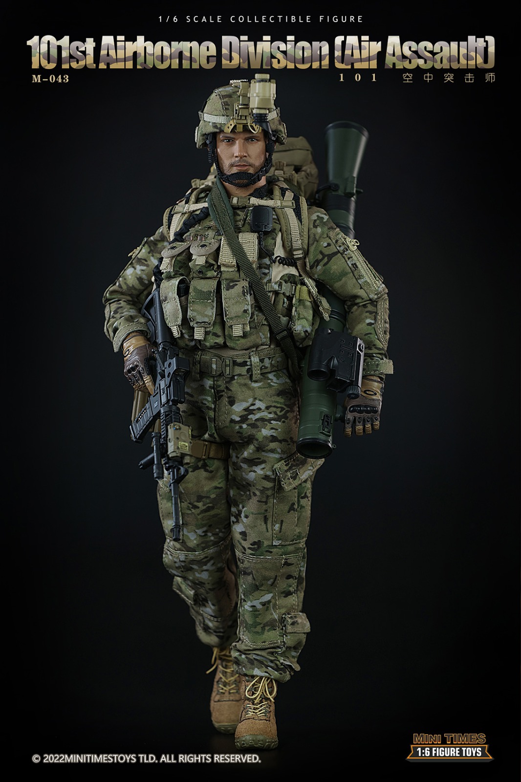 MINI TIME MT-M043 1/6 101st Airborne Division Air (Assault)